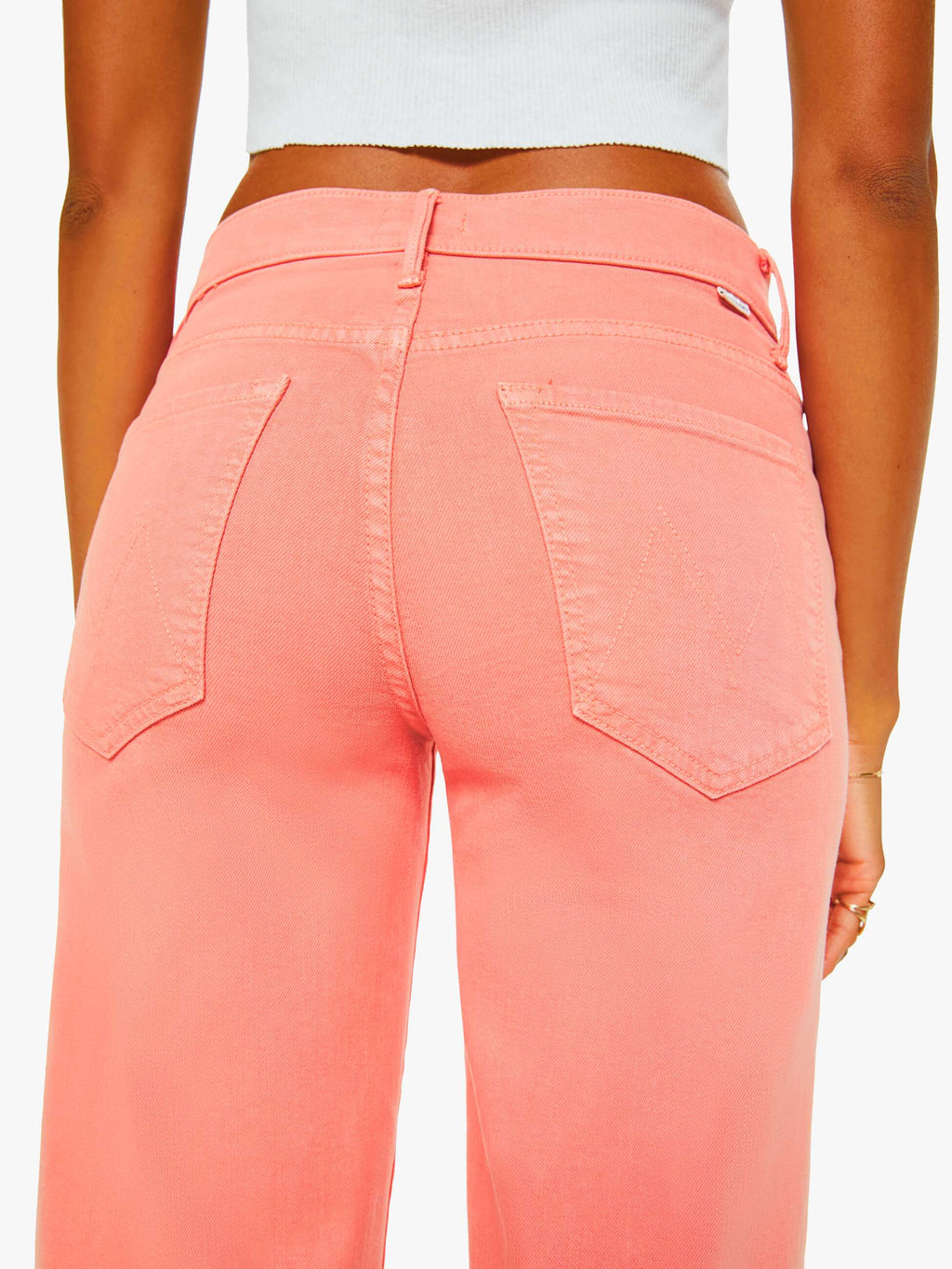 The Mid Rise Maven Ankle - Peach Amber