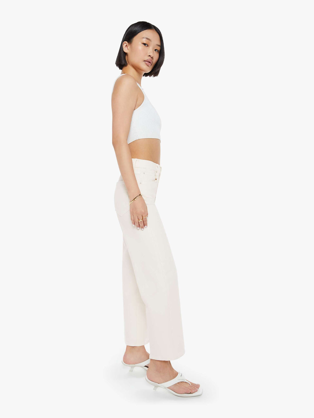 PETITES The Lil Rambler Zip Ankle - Cream Puffs